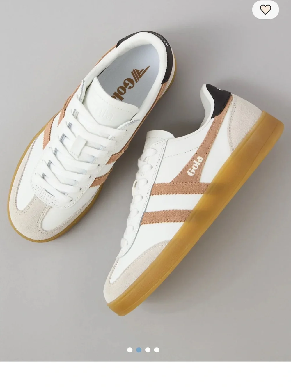 NIB 9.5/10 Gola Viper Leather Sneakers